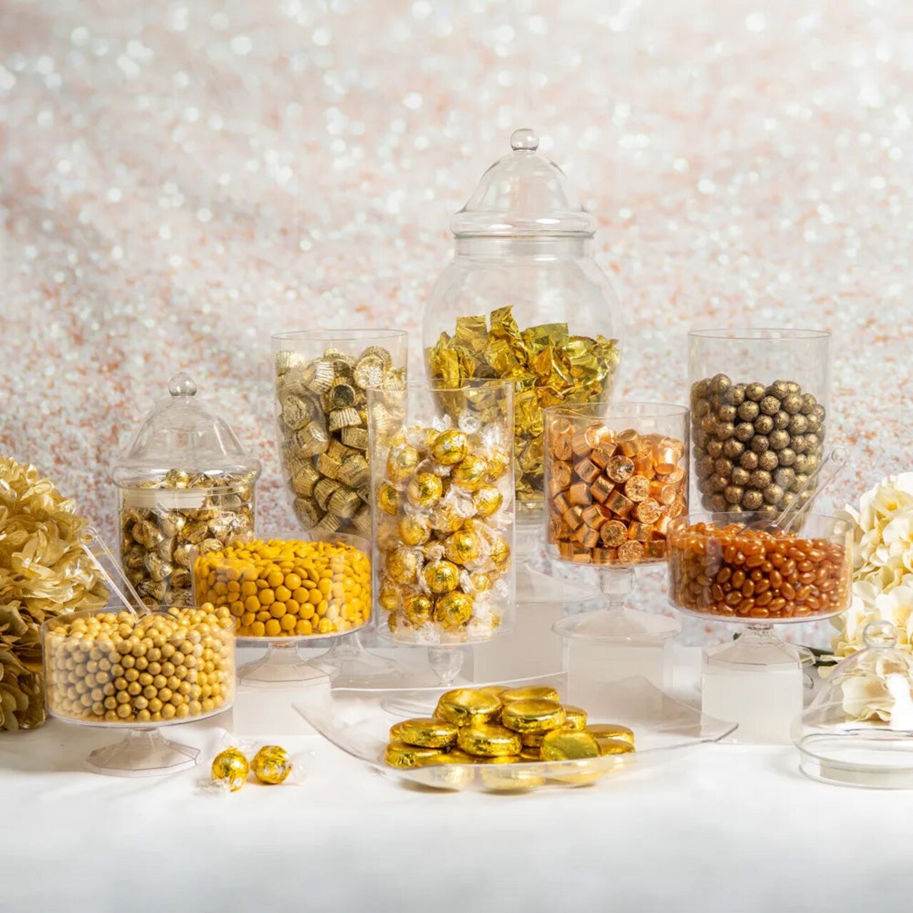 14 lbs+ Premium Orange Candy Buffet by Just Candy (Feeds 24-36)
